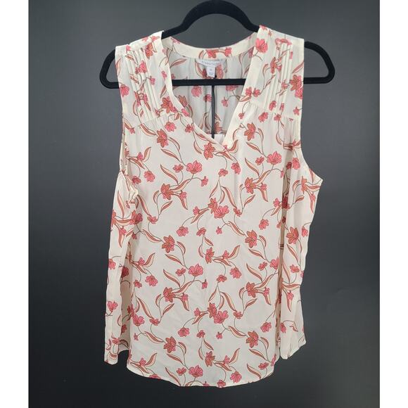 41 Hawthorne Stitch Fix women's tank floral NWT Sz XL Vacation work wear office - Picture 3 of 8